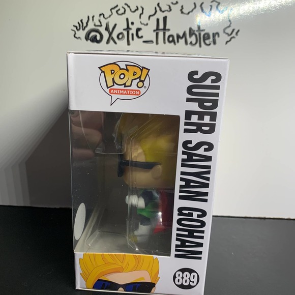 Funko Pop Super Saiyan Gohan#889 with Sunglasses Dragon Ball Z Funko Exclusive - Picture 2 of 6